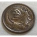 AUSTRALIA 1989 . TWO 2 CENTS COIN . FRILLED NECK LIZARD